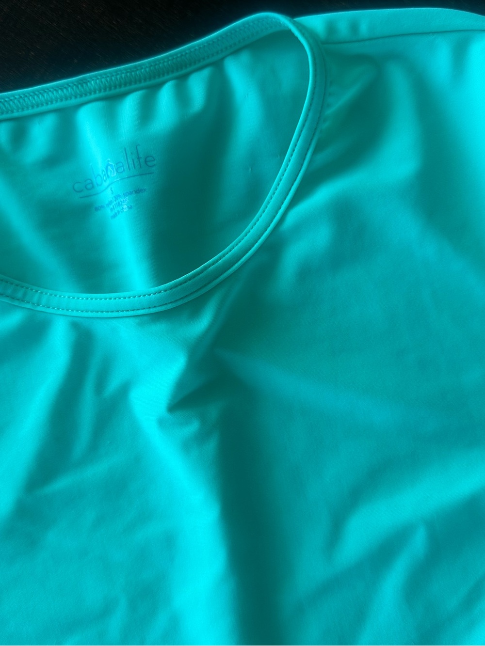 Women’s Long-Sleeve Performance Top in Teal - Picture 2 of 2
